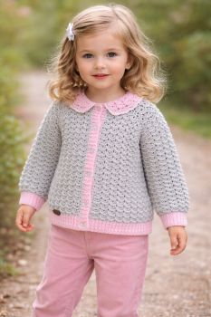 Crocheted kids cardigan&nbsp;
Age: 3-4 years