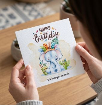Cute new baby card.