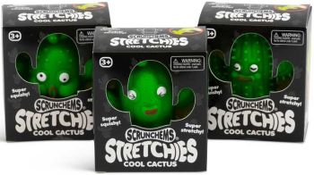 

Meet the Scrunchems Stretchies Cool Cactus, a squishy, squashy and slightly crunchy fidget toy that&rsquo;s perfect for stress relief and sensory play.
Stretch, squeeze and squish your way to calming fun!
Design sent at random

