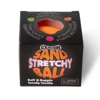 

Viral stretchy sand squish ball with a unique vacuum-sealed design.
 Perfect for stress relief, sensory play and fidgeting fun.
Colour sent at random

