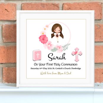 Personalised Communion Frame to treasure forever&nbsp;