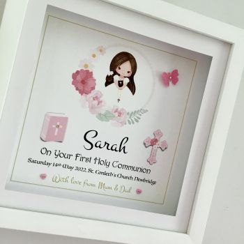 Personalised Communion Frame to treasure forever&nbsp;