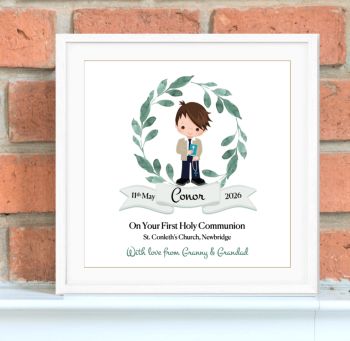 Personalised Communion Frame to treasure forever&nbsp;