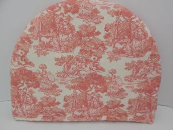 Keep your teapot warm with our fun and functional tea cosy.
Pink Toil De Juoy fabric&nbsp; . Handmade by Gl&eacute;asta.