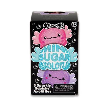 

3-pack of cute axolotl squishy toys with soft gel filling. 
Perfect for stress relief, sensory play and collecting.

