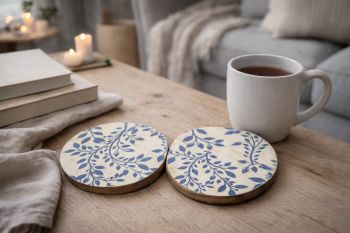 A thoughtful pack of 3 that adds charm to everyday living while protecting your surfaces with natural style.