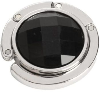 Handbag hooks are a functional accessory and very easy to use.
Perfect to keep your bag off the floor and allows you keep your bag in view at all times.