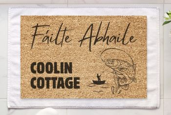 Air BnB Hosts &amp; Estate Agents
Our custom doormats add warmth, charm, and personality to your Airbnb entrance or would make the perfect new homeowner gift for estate agents who want to stand out.
✔ Personalised with family names or Property name
✔ Welcome / F&aacute;ilte
✔ Instagram-worthy entrance
A small touch that makes a big impact.
&nbsp;
PLEASE NOTE: Custom images can be accommodated. A PDF rendering of the personalisation will be sent to the email address provided for approval.