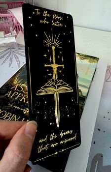 ​Add a touch of magic to your reading with our handmade foil bookmarks. Each piece is individually foiled in my small studio to create a striking, high-shine finish that catches the light beautifully.