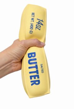 An oversized butter stick squishy with a slow-rise texture, designed for stress relief, fidgeting, and novelty fun.
Size: Approx. 10 inches
Weight: Approx. 14 oz
&nbsp;