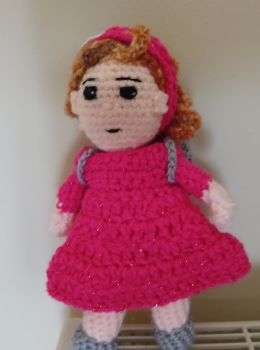 unique crochet doll gift or keepsake