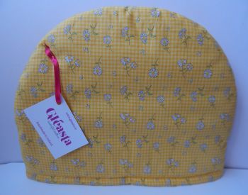 Keep your teapot warm with our fun and functional tea cosy.
Floral&nbsp; print. Handmade by Gl&eacute;asta.
&nbsp;