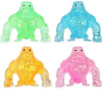 Strong gorilla-shaped squishy filled with sugar gel for a satisfying squeeze and bold visual appeal.
Colour sent at random
&nbsp;