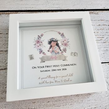 Personalised First Communion Framed Print, First Holy Communion Day Keepsake&nbsp;