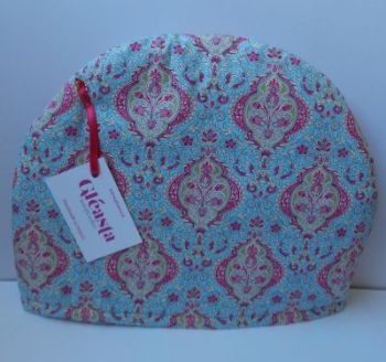 Keep your teapot warm with our fun and functional tea cosy.
Floral&nbsp; print. Handmade by Gl&eacute;asta. Matching items available.