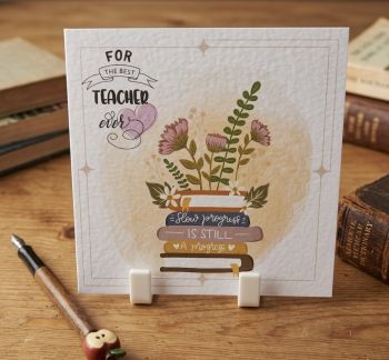Thank you card for teachers. Personalised.&nbsp;
