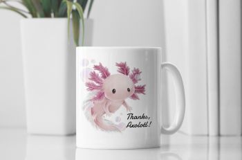 11oz Mug&nbsp;
Cute pink axolotl design&nbsp;
This is a really sweet mug that would make a lovely gift for anyone who loves axolotls