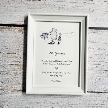 Personalised Teacher Appreciation Frame