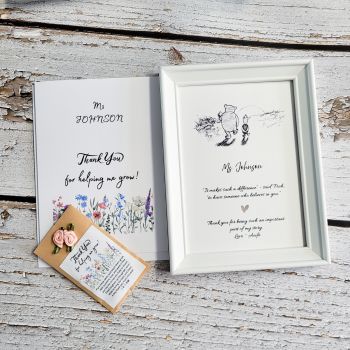 Personalised Teacher Appreciation Gift
