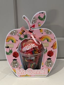 Thank You Teacher Chocolate Cup Personalised
Personalised Thank you Teacher 12oz cup available filled or ready to fill yourself.
High gloss sturdy card holder personalised with teachers name available in blue and pink.
Filled cups come giftwrapped ready to gift with a matching gift tag