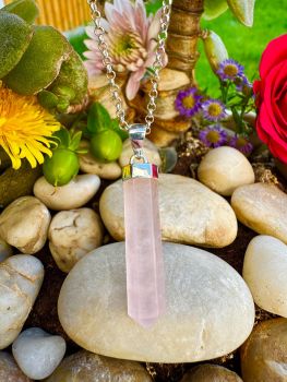 Rose Quartz is the stone of universal love. It restores trust and harmony in relationships encouraging unconditional love. Rose Quartz purifies and opens the heart at all levels to promote love self-love friendship deep inner healing and feelings of peace. Calming and reassuring it helps to comfort in times of grief. Rose Quartz dispels negativity and protects against environmental pollution replacing it with loving vibes. It encourages self forgiveness and acceptance invoking self trust and self worth.