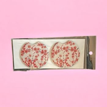 Keep your car clean in style with these reusable car coasters. Perfect for catching spills, coffee drips, and crumbs while adding a cute touch to your car. Available in floral and teacher-themed designs, they also make a lovely inexpensive gift for friends, teachers, or anyone who deserves a little thoughtful surprise. Washable and reusable for everyday use.