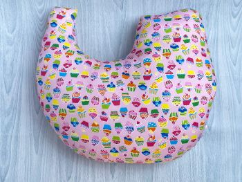 My breast cancer surgery support pillows are ideal for use directly after surgery, or in the following weeks while healing takes place. This support pillow is shaped to fit comfortably under the affected arm, and is filled with high quality polyester filling to a fairly firm finish, perfect to provide adequate support and comfort. This pillow reaches mid chest in width, so it will easily cover the surgery area, and provide support&nbsp; and padding.
It measures 43cm wide X 37cm long and 10 cm in depth. This dachshunds in jumpers fabric is soft and breathable. All pillows come with a handmade with love by Rodgerson Handcraft label and are reversible.