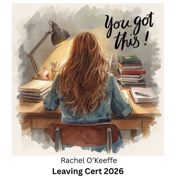 







&nbsp;




&nbsp;












A beautifully designed 6x6 personalised good luck card created especially for someone sitting their Leaving Certificate exams. Thoughtfully customised with your chosen hair colour and delicate personal touches, this unique card is a meaningful way to show encouragement, support, and belief in them during an important milestone. Featuring an elegant and heartfelt design with uplifting wording, it becomes more than just a card. It is a keepsake they can treasure long after exams are over. Perfect for wishing a daughter, granddaughter, goddaughter, friend, or classmate confidence, calm, and success as they begin their Leaving Cert journey ✨📚🍀







