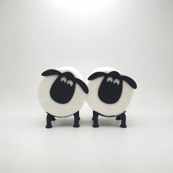 Sustainably made Shaun the Sheep Toilet Roll Holder, to add a some fun and charm to your bathroom.&nbsp;
Designed to fit any toilet roll.
&nbsp;