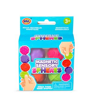 Stack them, connect them, and shape them!
The Magnetic Sensory Spheres are the ultimate tactile fidget craze. This set features four vibrant, multi-textured magnetic balls that click together beautifully, allowing kids and adults alike to create satisfying structures while relieving stress and keeping hands busy.
&nbsp;