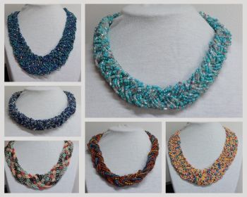 Add a touch of handmade charm to your outfit with these beautiful platted beaded necklaces. Each piece is carefully crafted by hand, combining soft crochet techniques with decorative beads to create a unique and stylish accessory.&nbsp;
Available in a variety of styles and colors, these necklaces are perfect for everyday wear or as a statement piece for special occasions.
✨Allow for some color difference