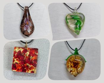 These handmade glass pendant necklaces are designed to stand out with their variety of shapes, colors, and styles.&nbsp;
Each piece features a unique glass pendant that reflects light beautifully, creating an eye-catching and elegant accessory perfect for any occasion.
Available in a variety of styles and colors, these necklaces are perfect for everyday wear or as a statement piece for special occasions.
✨Allow for some color difference