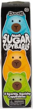 Double down on the capybara craze with the Scrunchems Mini Sugar Capybaras 3-Pack!
Filled with a thick, satisfying jelly-like gel, these adorable pocket-sized critters offer the ultimate gooey sensory squeeze.
Perfect for stress relief, collecting, or on-the-go fidgeting, this cute trio is an absolute must-have for sensory seekers of all ages.
&nbsp;