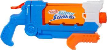 Get ready for action-packed outdoor fun with the Nerf Super Soaker Flip Fill Water Blaster! Featuring four exciting spray styles, a large 887ml water tank and an innovative fast-fill design, this water blaster keeps the fun going with less time spent refilling. Perfect for garden games, water fights and summer adventures, it's an ideal choice for children aged 6 years and over.