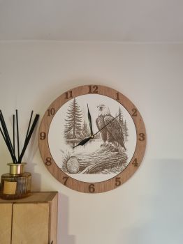 🦅 NEW &ndash; Wooden Eagle Wall Clock 🦅
Add a touch of nature to your home with this beautifully crafted wooden wall clock.