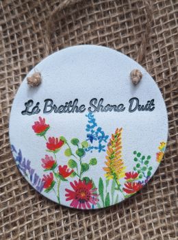Handcrafted air dry clay ornament
