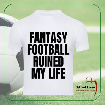 Check out our Personalised Football Themed Tshirts from Gifted Lane.&nbsp;The Tshirts can personalised with the design shown but can be personalised further with any pictures or text on it. They are the perfect present for the Football enthusiat or even just for a treat for yourself and enjoy the Football match.&nbsp;Another special personalised gift from Gifted Lane. Check out our store today, like, comment and review on our full range of personalised gifts from Gifted Lane. Remember a personalised gift from Gifted Lane is always a special gift.