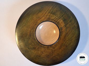 Decorative coloured Irish Ash platter