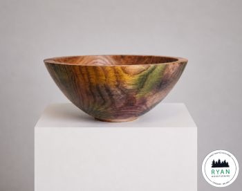 Decorative coloured Irish Ash platter