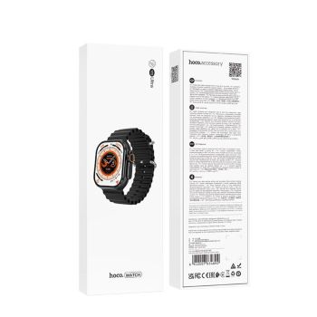 Stay connected and in control with the Hoco Y23 Ultra Smart Watch. Featuring a large 2.02-inch HD display, Bluetooth calling, heart rate and sleep monitoring, IP67 water resistance, multiple sports modes, and up to 7 days of battery life, it's the ideal smartwatch for everyday use and fitness tracking.
