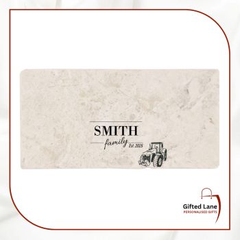 Add a personalised touch to every table or Tea Party with a Personalised Sandstone Platter. These platter plates can be personalised with any pictures or text on them and is a unique present for someone special to making a personalised gift memorable and unique. Another special personalised gift from Gifted Lane. Check out our store today and view our full range of personalised gifts from Gifted Lane. Remember a personalised gift from Gifted Lane is always a special gift.