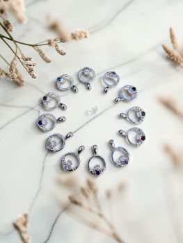 Sterling Silver Irish Claddagh Birthstone Necklace&nbsp;
Metal: Sterling Silver&nbsp;
Gem: Cubic Zirconia
Pendant Height: 22mm
Birthstone: 12 months birthstone