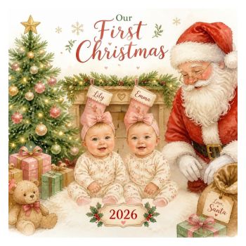 🎄✨&nbsp;DOUBLE THE JOY THIS CHRISTMAS&nbsp;✨🎄
Celebrate the magic of&nbsp;two little girls and their very first Christmas&nbsp;with a beautiful&nbsp;luxury bespoke personalised Trinket Card.
Perfect for&nbsp;twin girls, each card is individually made and personalised with the babies&rsquo; names, making it a truly special and thoughtful Christmas keepsake.
💕&nbsp;Personalised with their names🎄&nbsp;Designed especially for twins✨&nbsp;Perfect for their First Christmas🎁&nbsp;Luxury bespoke keepsake card❤️&nbsp;A special memento to treasure for years to come
Whether you're looking for a&nbsp;personalised Christmas card for twins, a&nbsp;first Christmas gift for twin babies, or a unique keepsake for new parents, this special card is a beautiful way to celebrate their first Christmas together.
Two little names. Two little personalities. One very special Christmas.&nbsp;🎄❤️
&nbsp;