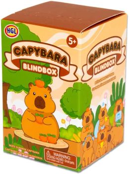 

Surprise blind box: 1 of 6 mystery capybara figurines inside
Collector card included with character name and artwork
Multiple unique designs to collect, including Cuddly Capybara and Heart Capybara
Detailed figures with charming accessories and expressions
Ideal for collecting, display and trading
Suitable for ages 5 and above; contains small parts, not suitable under 3


