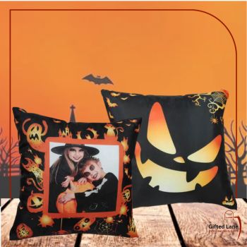 Personalised Halloween Pre Printed Cushions are a fun and unique decoration or gift from Gifted Lane for Halloween. Available in 2 designs. Which can be personalised with your pictures and text and make uniquely yours. Another special personalised gift from Gifted Lane. Check out our store today, like, comment and review on our full range of personalised gifts from Gifted Lane. Remember a personalised gift from Gifted Lane is always a special gift
