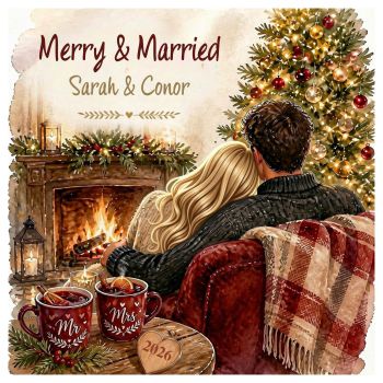First Christmas Married &ndash; 2026
Celebrate a couple&rsquo;s very special&nbsp;first Christmas as Mr &amp; Mrs&nbsp;with this beautiful&nbsp;bespoke luxury Christmas card, thoughtfully designed and personalised just for them.
The card can be&nbsp;customised with the woman&rsquo;s hairstyle and hair colour, along with the couple&rsquo;s names and&nbsp;2026, creating a truly personal and unique design.
Made with luxury card stock and beautiful attention to detail, this&nbsp;bespoke personalised Christmas card&nbsp;is the perfect way to celebrate their first Christmas as a married couple &mdash; a thoughtful gift and a&nbsp;keepsake they can treasure for years to come.
Bespoke &bull; Personalised &bull; Luxury &bull; Customised &bull; 2026 Keepsake