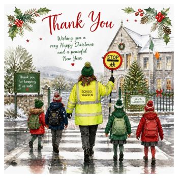 A Christmas Thank You for a Very Special Lollipop Man or Lady
Show your appreciation this Christmas with a&nbsp;unique and thoughtful bespoke card&nbsp;for the lollipop man or lady who helps keep your children safe every single day.
Rain or shine, they&rsquo;re there throughout the year, helping children cross the road safely and giving parents that extra peace of mind. This special card is a wonderful way to say&nbsp;thank you for all they do&nbsp;and let them know how much they are appreciated.
Made on&nbsp;luxury 6x6 hammered card, this unique Christmas card is a thoughtful little gesture that is sure to&nbsp;make their day.
A special thank-you for someone who does an important job every day &mdash; and deserves to know just how much they are valued.
Unique &bull; Bespoke &bull; Thoughtful &bull; Luxury &bull; Christmas Thank You &bull; Made to Treasure