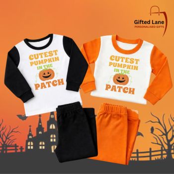 Spend Halloween night with a cosy soft Personalised Halloween Pyjamas. They are available in sizes from 6 months right up to 13 years. They come in either orange or&nbsp; black colour with the design as advertised or by adding your own pictures or text on them. Another special personalised gift from Gifted Lane. Check out our store today and see, like, comment and review on our full range of personalised gifts from Gifted Lane.