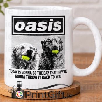 The Perfect Gift For Any Oasis Fan
(price inc p&amp;p)Printed on both sidesA 11oz coffee mug.
&nbsp;