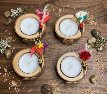 Handmade candle holders , perfect as Thank You Gifts.